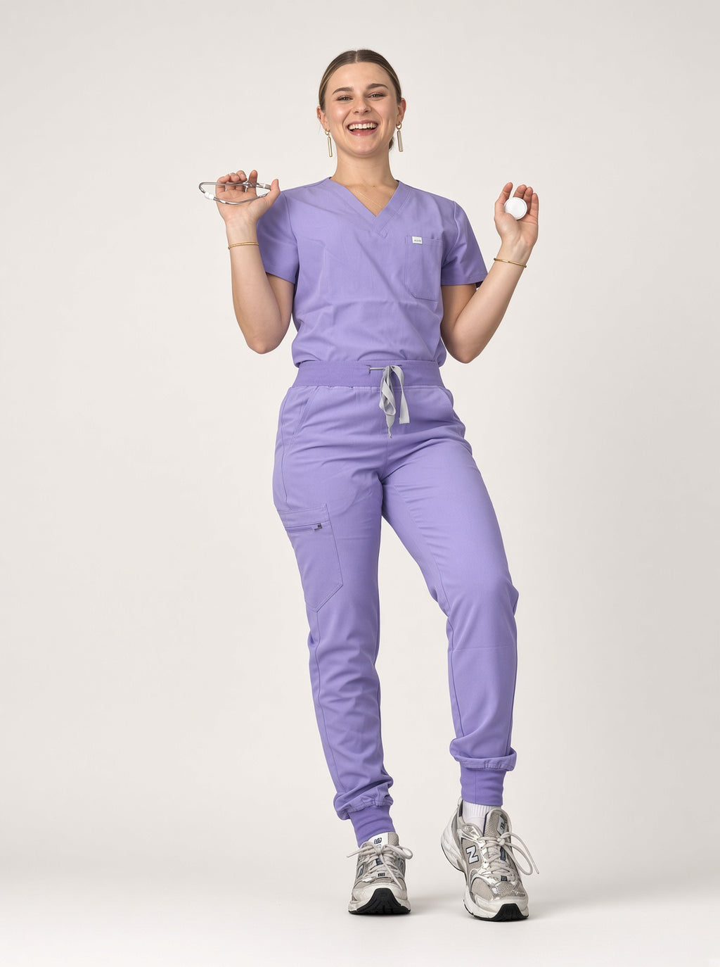 WOMEN'S V-NECK SET
