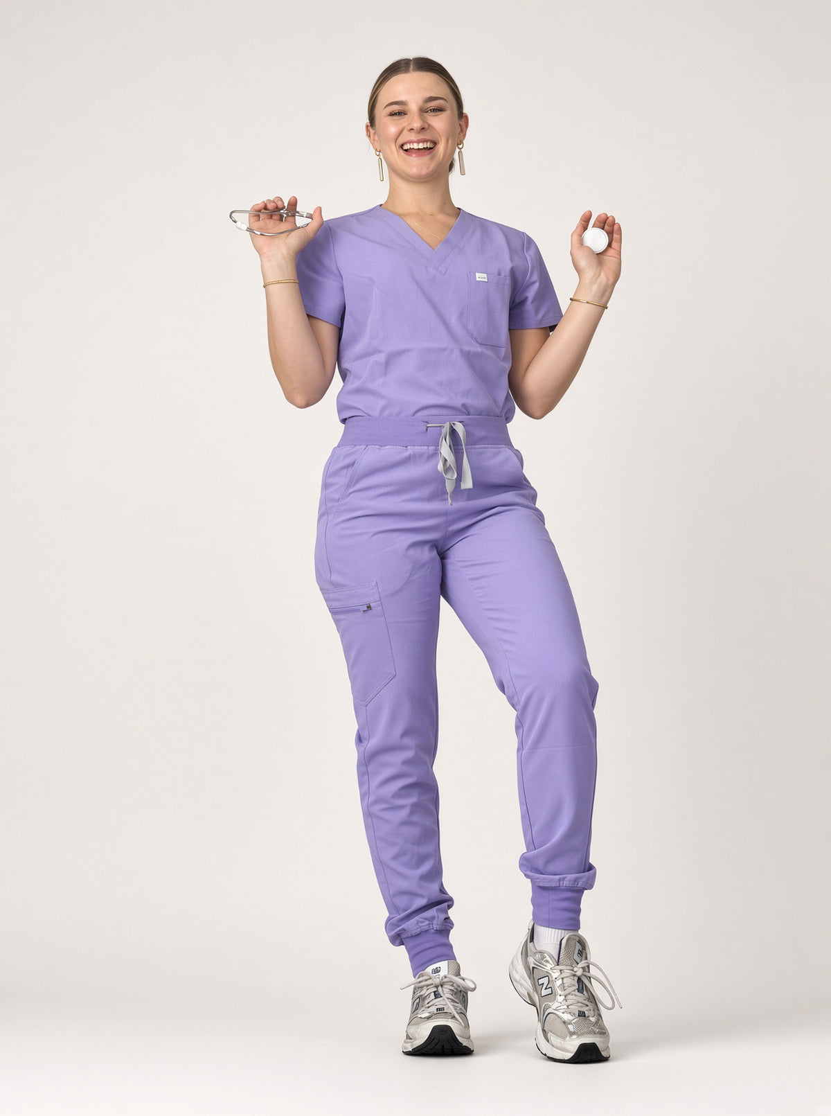 WOMEN'S V-NECK SET
