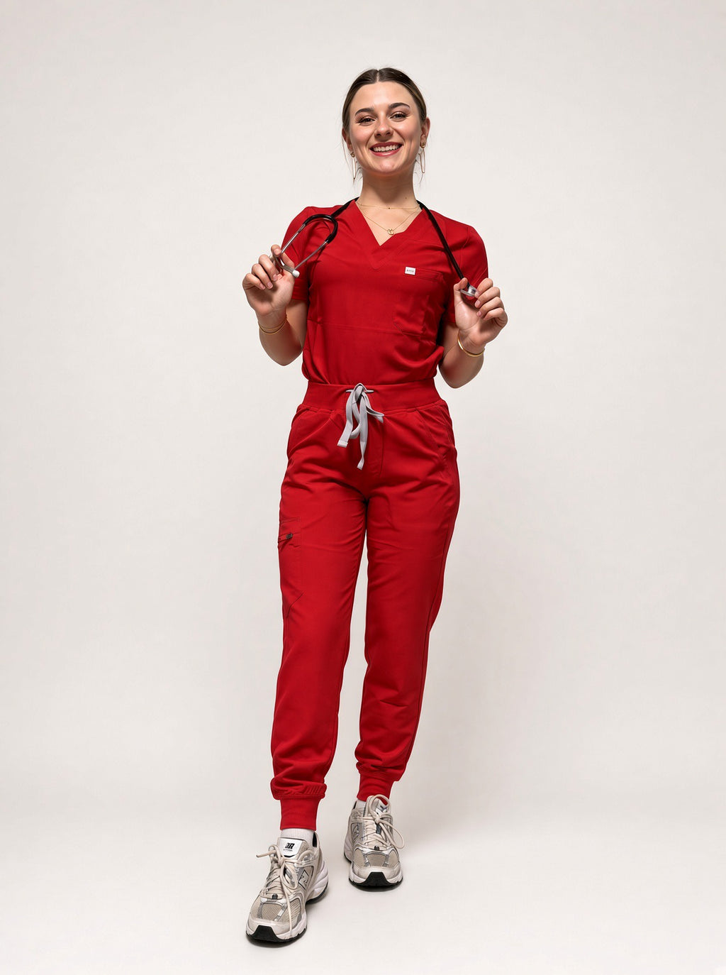 WOMEN'S V-NECK SET