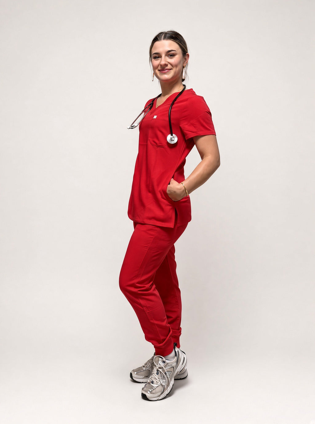 WOMEN'S V-NECK SET