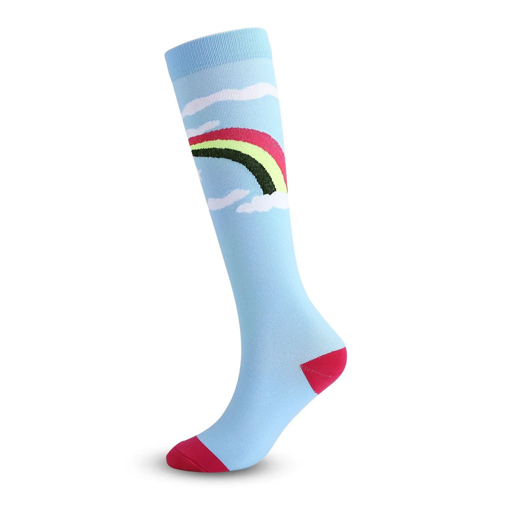 PRINTED COMPRESSION SOCKS