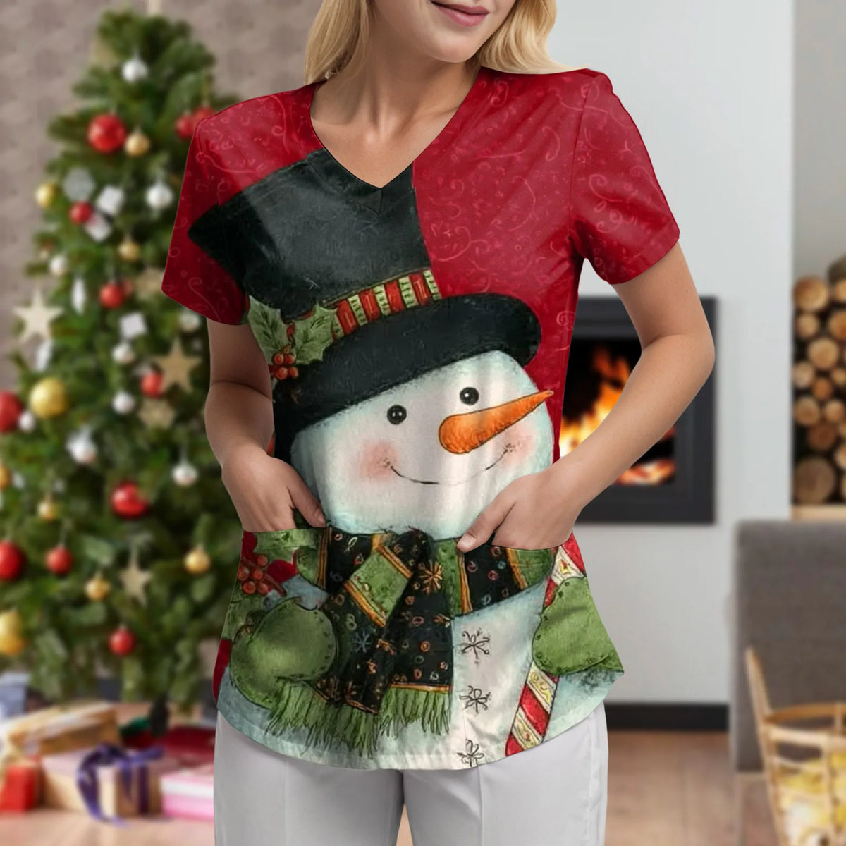 XMAS PRINT TOPS