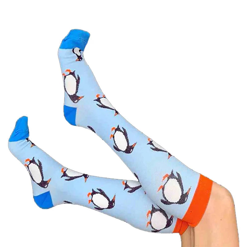 PRINTED COMPRESSION SOCKS
