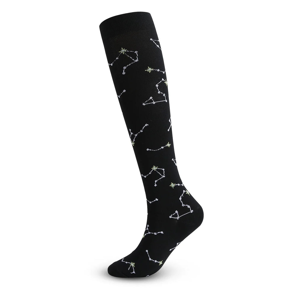 PRINTED COMPRESSION SOCKS