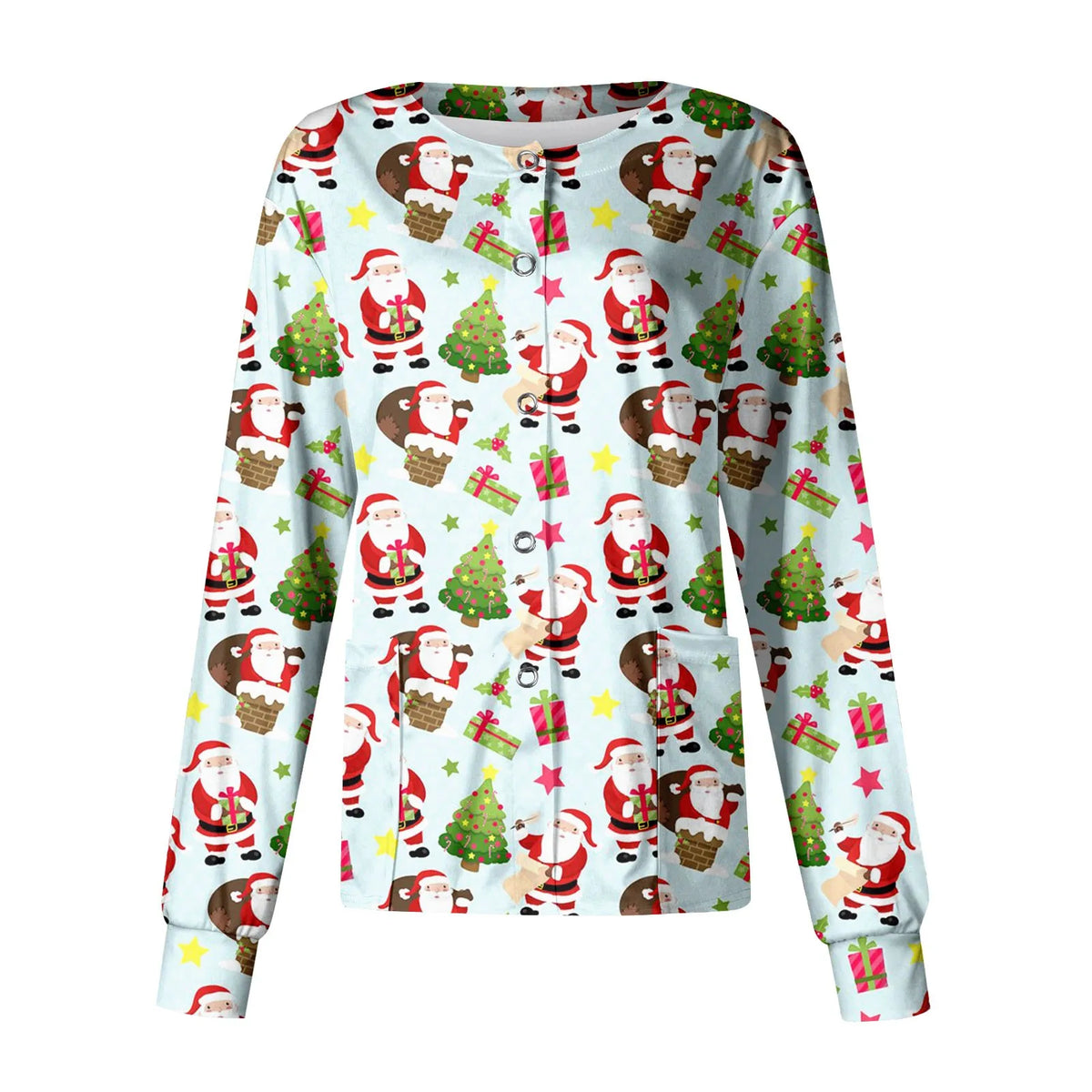 CHRISTMAS SCRUB JACKETS