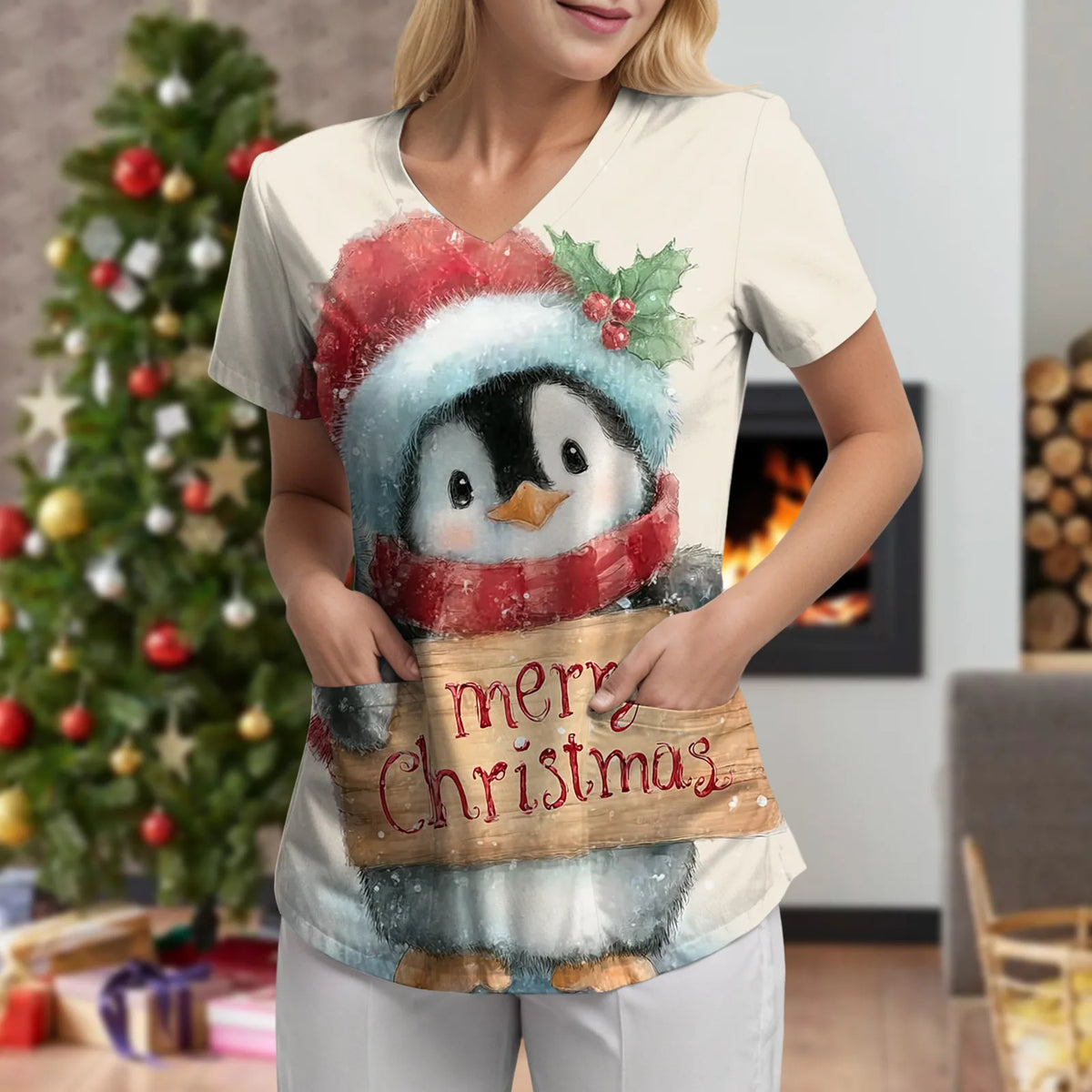 XMAS PRINT TOPS