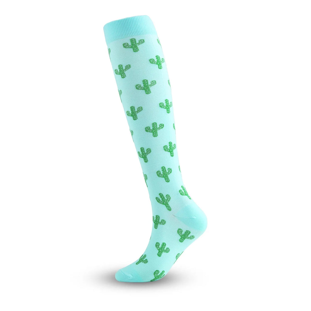 PRINTED COMPRESSION SOCKS
