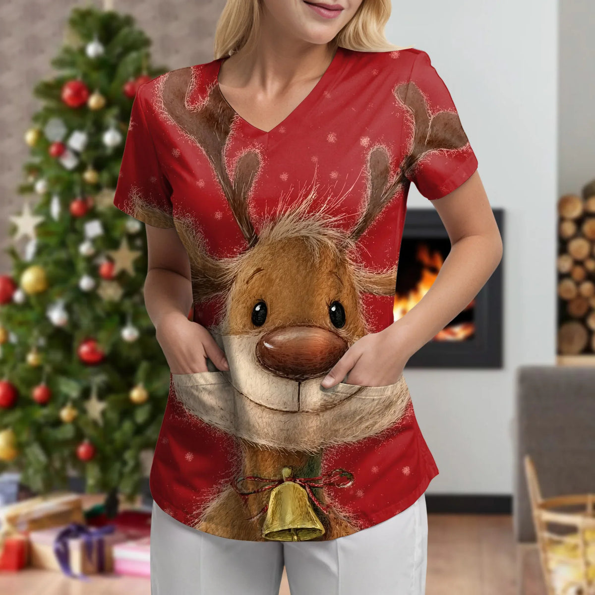 XMAS PRINT TOPS
