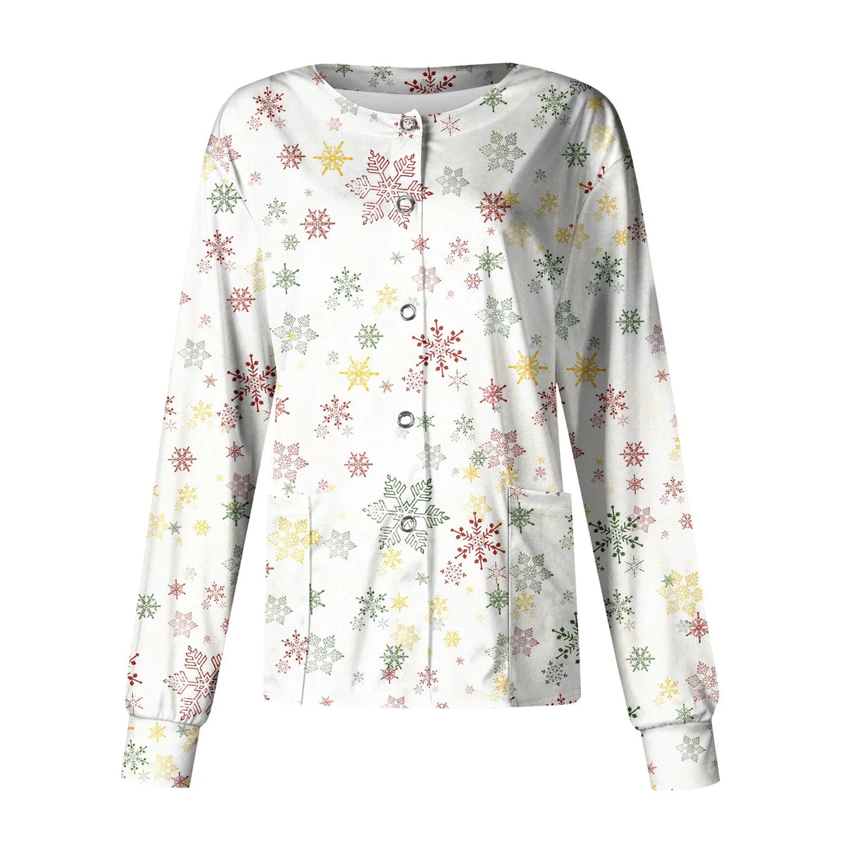 CHRISTMAS SCRUB JACKETS