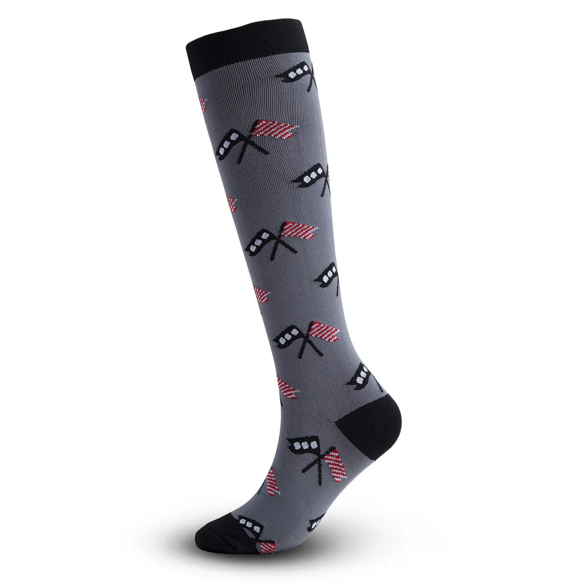 PRINTED COMPRESSION SOCKS
