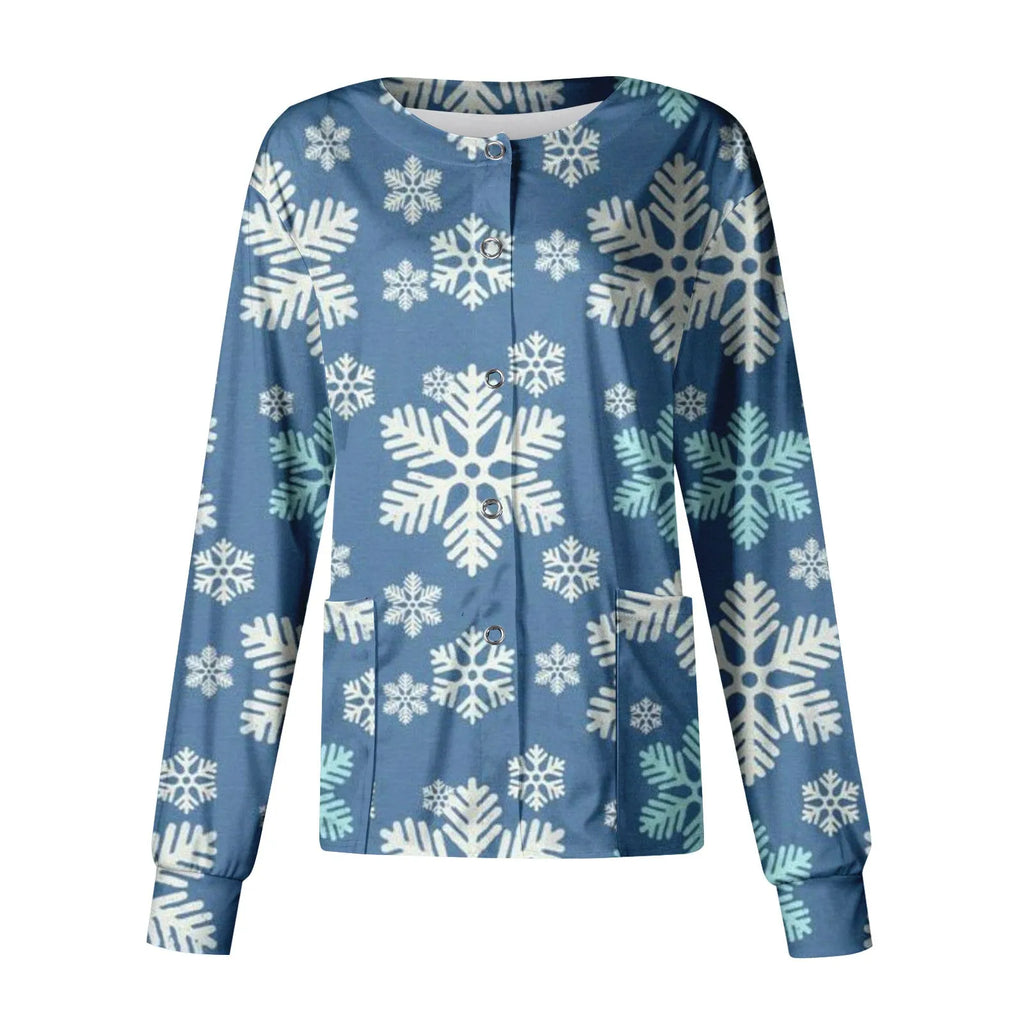 CHRISTMAS SCRUB JACKETS