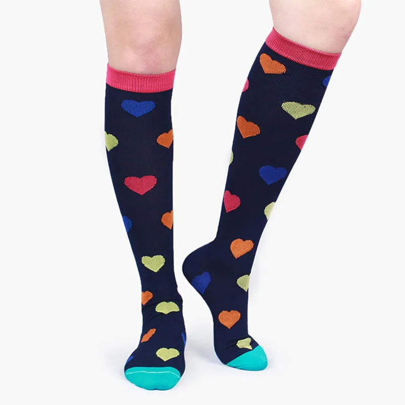 PRINTED COMPRESSION SOCKS