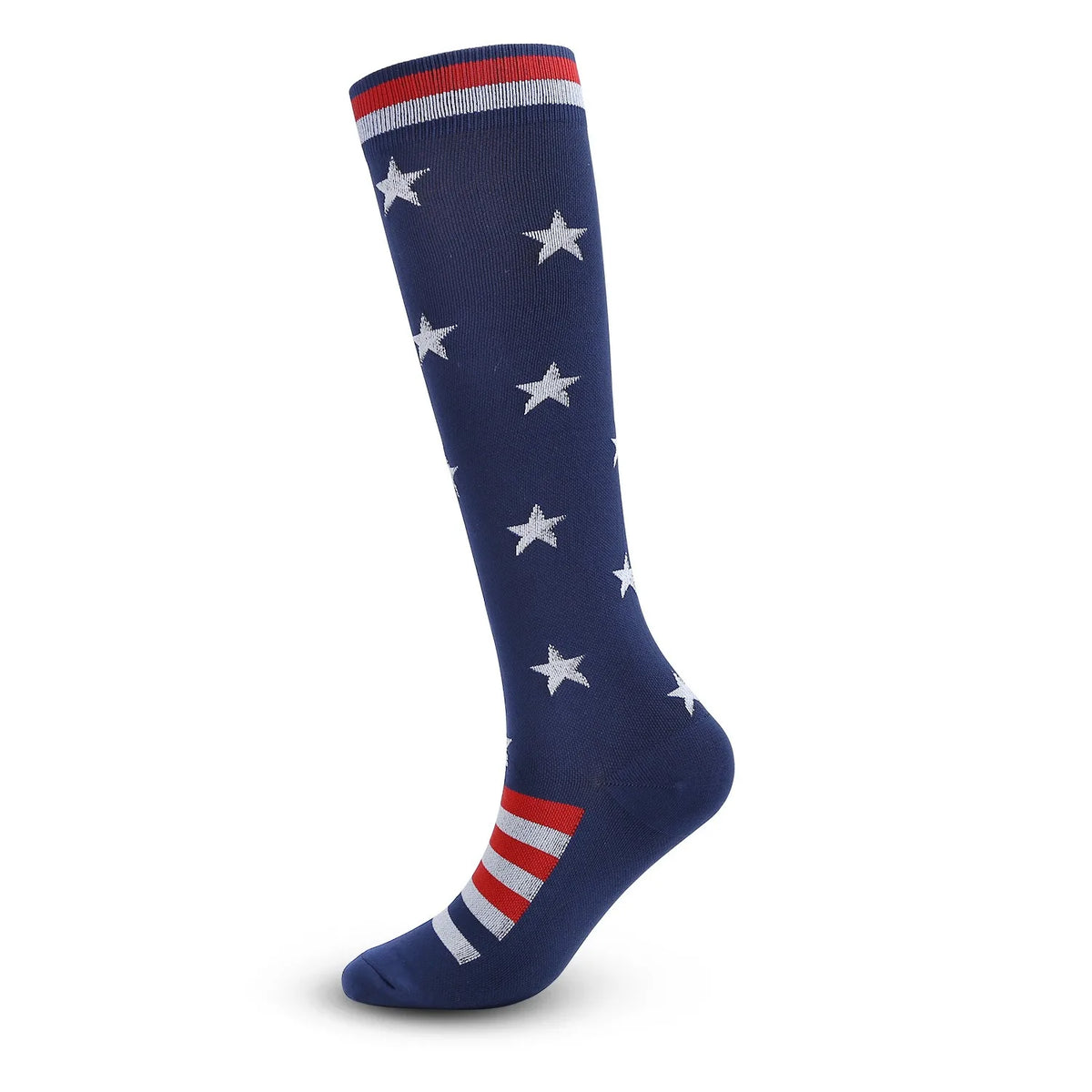 PRINTED COMPRESSION SOCKS
