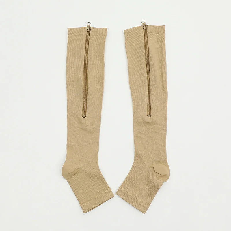 ZIPPER COMPRESSION OPEN TOE