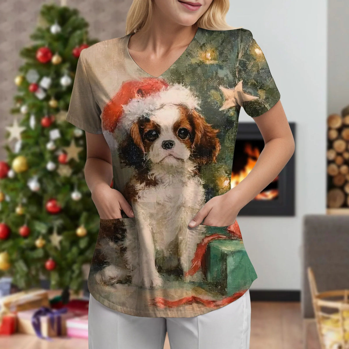 XMAS PRINT TOPS