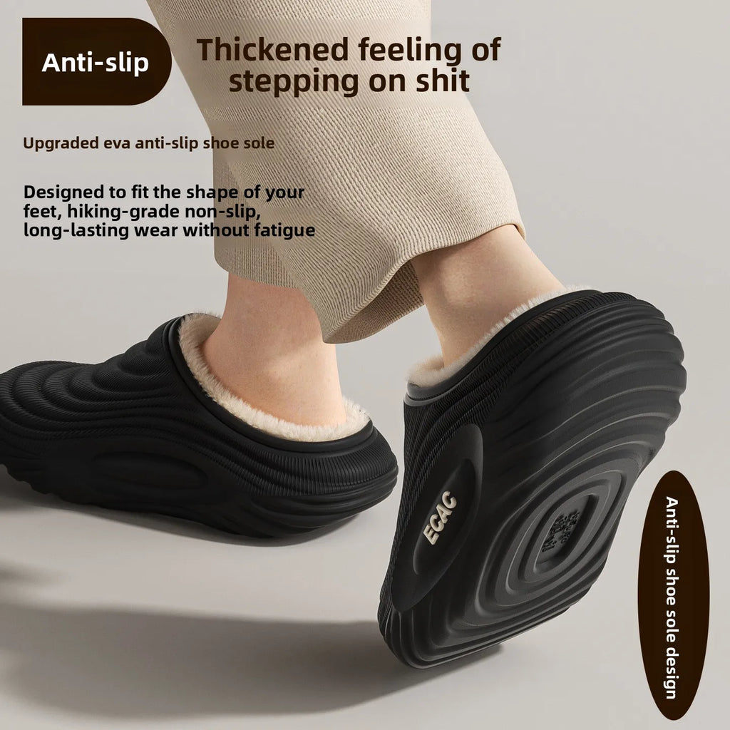 WARM PLUSH NON SLIP CLOGS