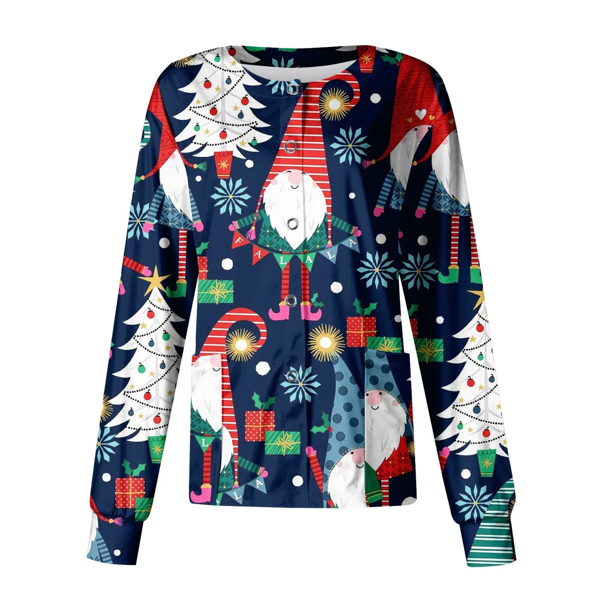 CHRISTMAS SCRUB JACKETS