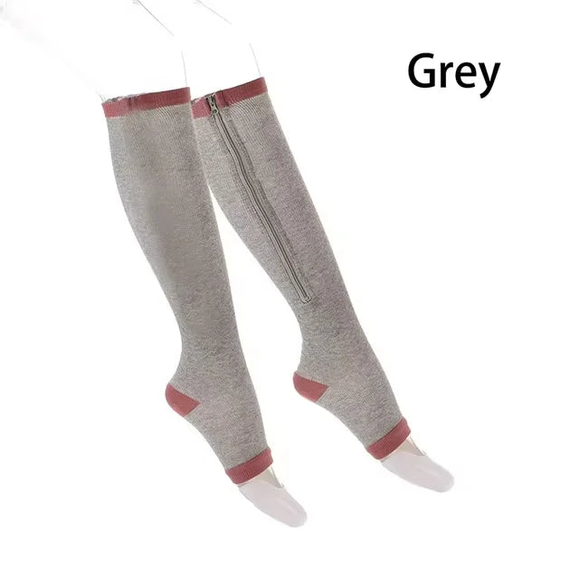 ZIPPER COMPRESSION OPEN TOE
