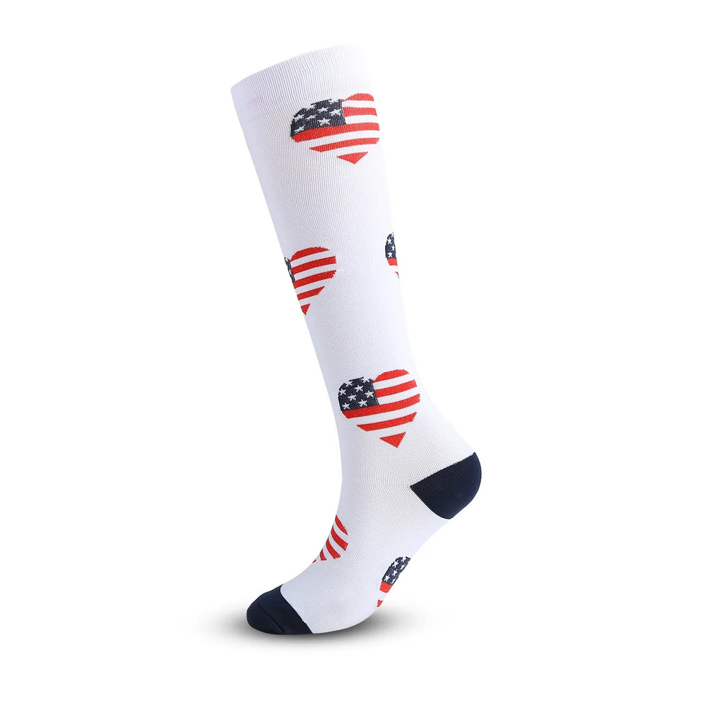 PRINTED COMPRESSION SOCKS