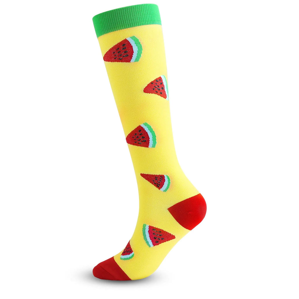 PRINTED COMPRESSION SOCKS