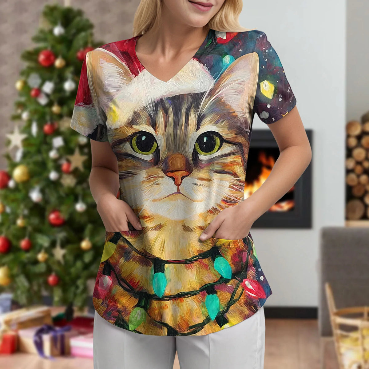 XMAS PRINT TOPS