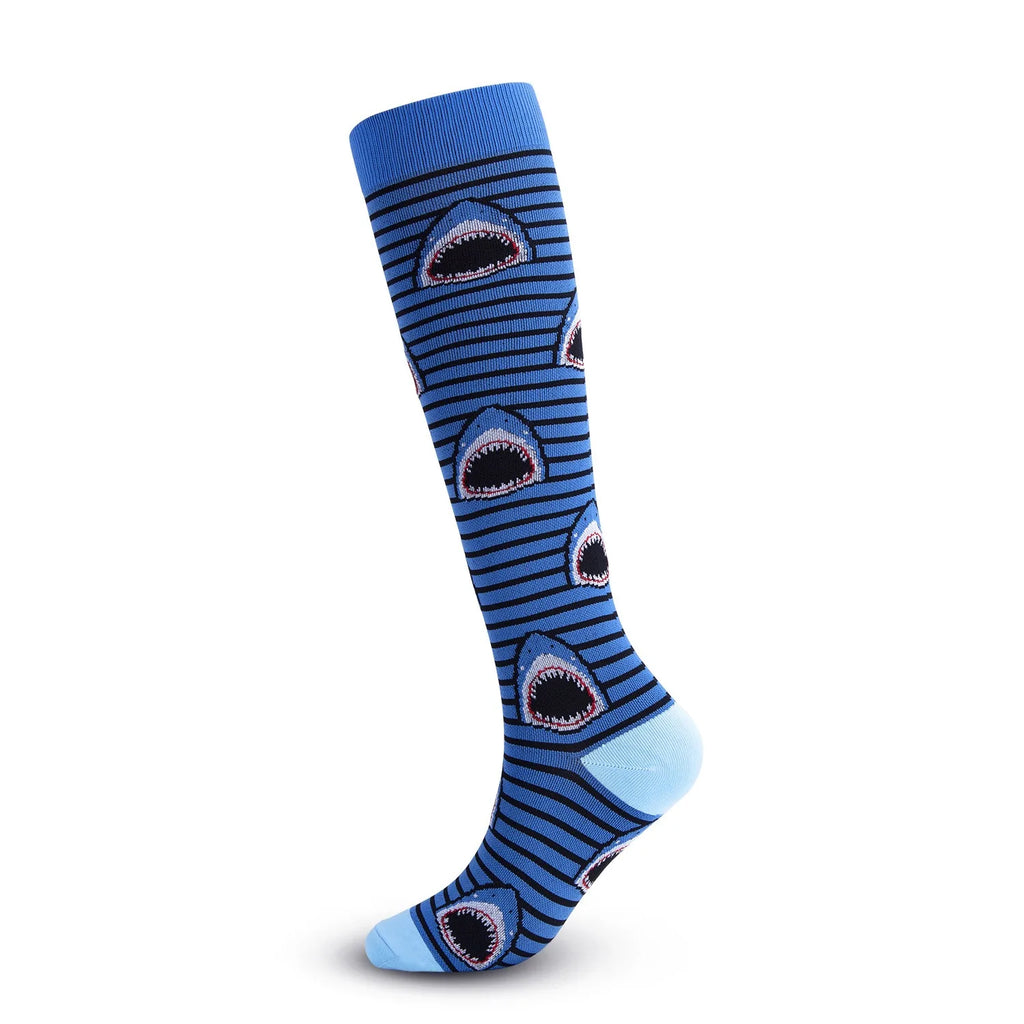 PRINTED COMPRESSION SOCKS